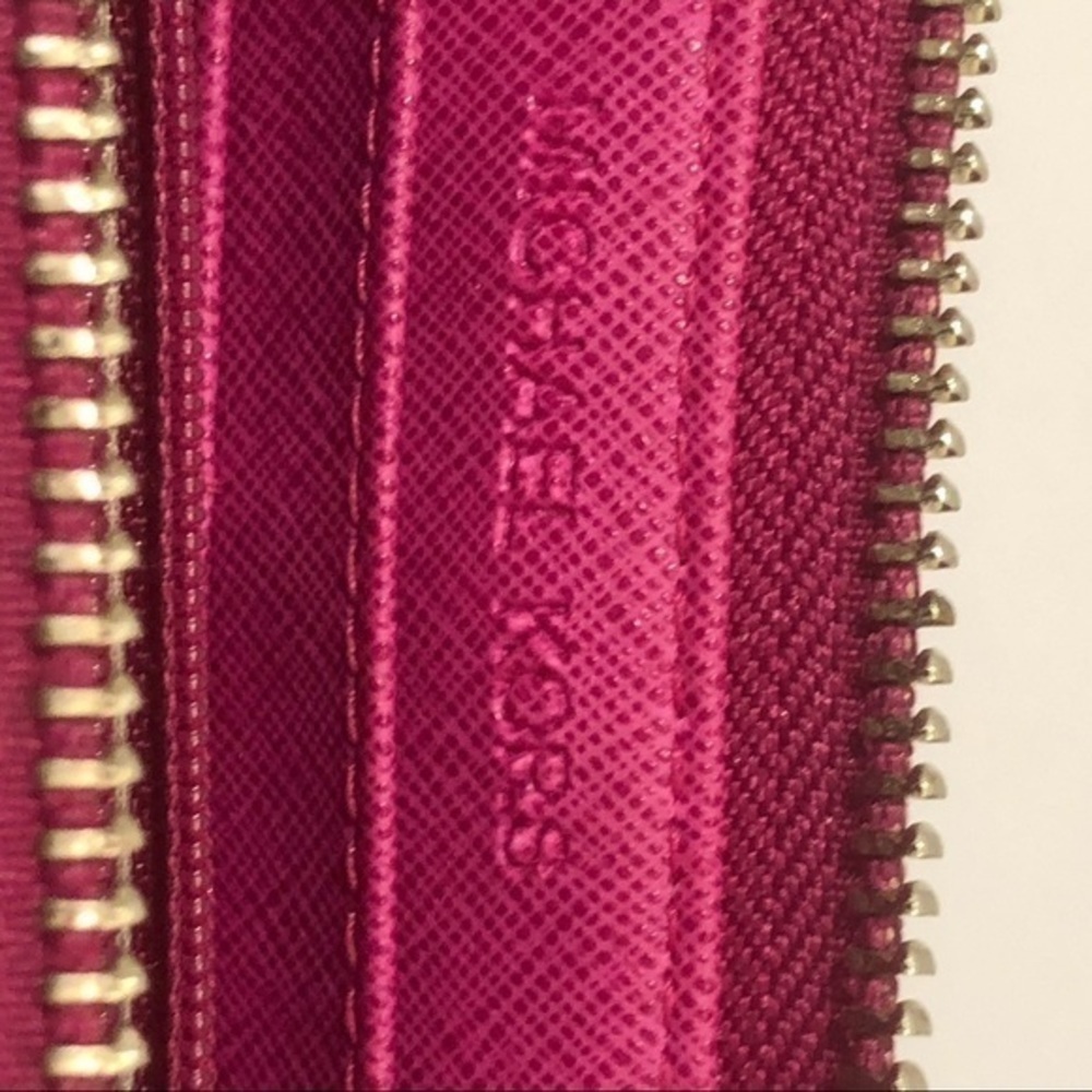 Michael kors pink logo zipper accordion wallet - Picture 8 of 12